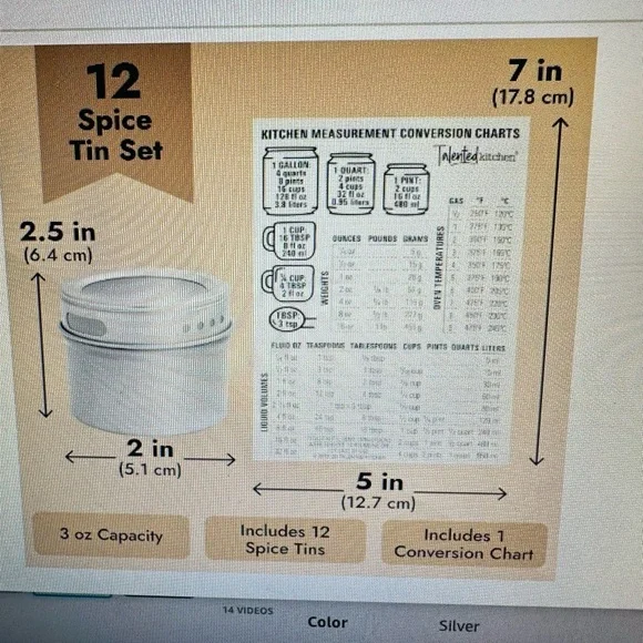 Silver Food Storage Containers for Kitchen Organization - Picture 10 of 10